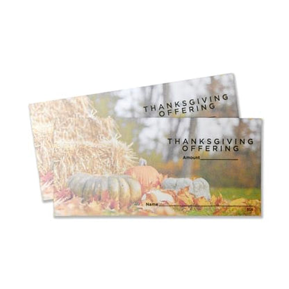 Thanksgiving Offering Envelopes | 3" x 6 5/16" |