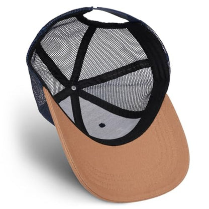 Christian Jesus Cross Hat - Faith Hats for Men Women - Religious Gifts for Thanksgiving Christmas - color: Cross/Navy Blue
