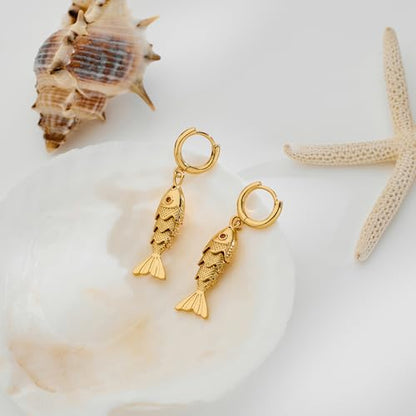 Gold Silver Hoop Earrings for Women - color: gold B