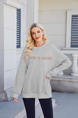 Oversized Sweatshirt for Women Funny Saying Sweatshirts Casual Graphic Pullover Fall Fashion Long Sleeve Shirt - color: Gray-2, size: XX-Large