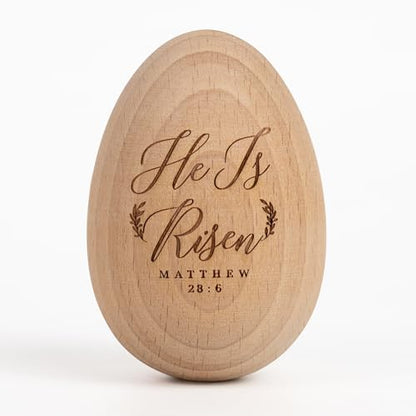 The Original He is Risen Egg Easter Gift, Resurrection Eggs Basket Stuffers