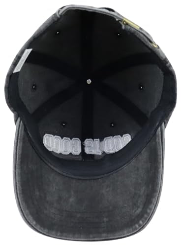 God is Good All The Time Hat for Men Women, Christian Baseball Cap - color: Black