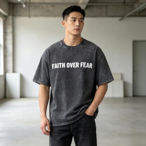 Christian Believer Faith God Religious T-Shirt Jesus Shirts for Women Men - color: Light Graya, size: Small