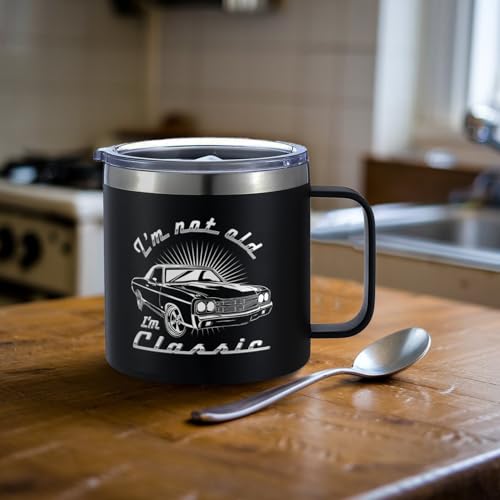 70 Years Old Classic 1955 14 Oz Tumbler, 70th Birthday Gift for Men & Women, Funny 70-Year-Old Gift, Birthday Christmas Decorations - color: classic 1955