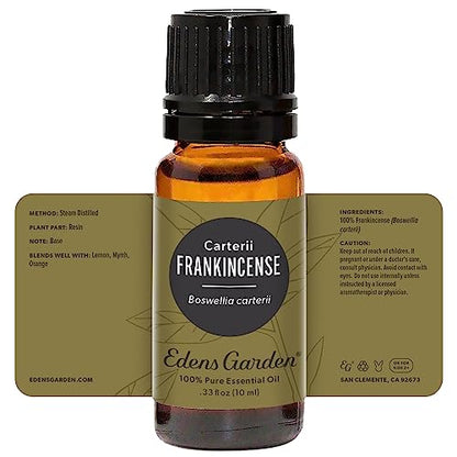Edens Garden Frankincense- Carterii Essential Oil- 100% Pure 10 ml (.33 oz) - size: 0.33 Fl Oz (Pack of 1)
