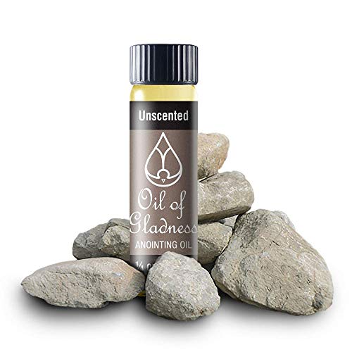 Oil of Gladness Unscented Anointing Oil - Oil for Daily Prayer, Ceremonies, and Blessings - 1/4 oz - size: 1/4 Ounce