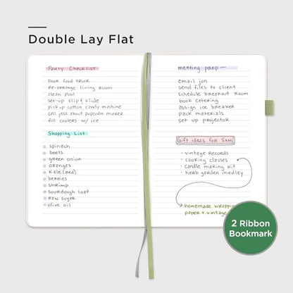 &And Per Se Lined Hardcover Notebook – A5 5.7"x8" College Ruled, 160 Pages, 100gsm Thick Paper – Aesthetic Journal for Women, Gift-Ready Planner, Everyday Writing Notebook (Botanical Floral) - color: c.Botanical Floral, style: Lined with Pattern
