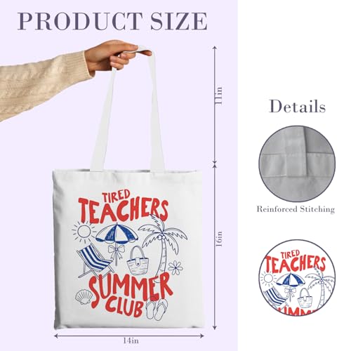 Chicimln Teacher Appreciation Gifts Tote Bag, Kindergarten Preschool Teacher Gifts Canvas Tote Bags - color: Teacher Gift 06