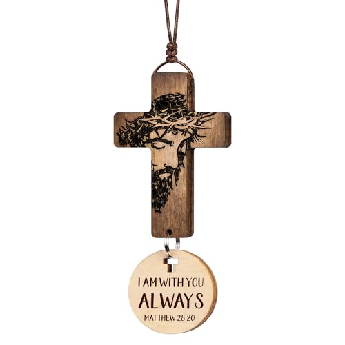 Car Accessories Christian Gifts for Women Men, Cross for Car Religious Gift - color: Jesus