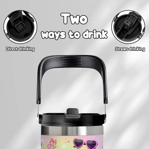 30oz In My Double Digits Era Tumbler with Handle,10-Year-Old Birthday Gift - color: Digits Era1