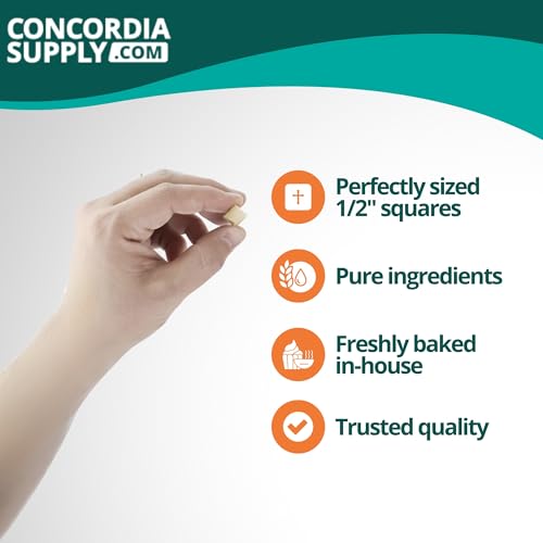 Concordia Supply Unleavened Communion Bread - 1/2" (500 Pieces)