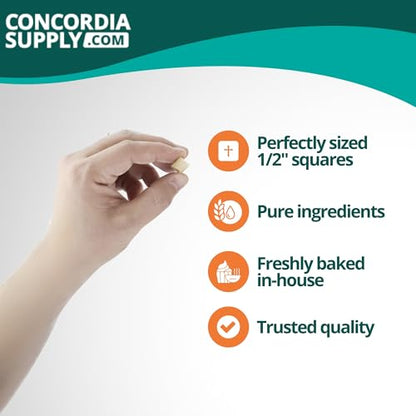 Concordia Supply Unleavened Communion Bread - 1/2" (500 Pieces)