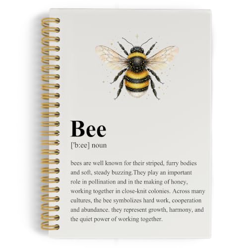 YLZlhb Bumble Bee Spiral Notebook Journal 5.5x8.3 Inch - color: noun