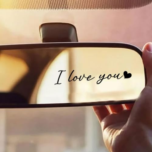 3 Pcs I Love You Sticker – Simple Heartfelt Message Vinyl Decal for Luggage, Laptop, Water Bottle, Gift for Couples, Friends, Loved Ones 4x1in - color: I Love You_b