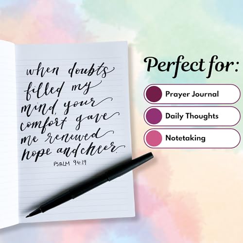 Bible Journal for Women - Christian Gifts for Women Daily Journal Prayer Journal Bible Journaling Supplies for Bible Study Gratitude Journal - 8.5" x 5.5" - 150 Page Lined Journal (Do Everything) - color: Do Everything