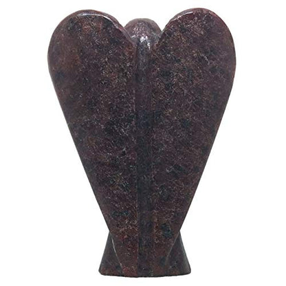 Nelson Creations 2 Inch Garnet Guardian Angel Figurine - color: Garnet