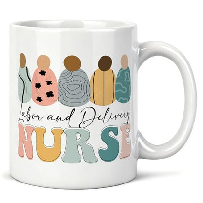 Labor and Delivery Nurse Gifts Mug 11 oz, Nursing Graduation Gifts Coffee Cups Ceramic, Nurse Appreciation Gift Ceramic Mug for Coffee Tea Hot Cocoa Home Office Work - color: 17Child