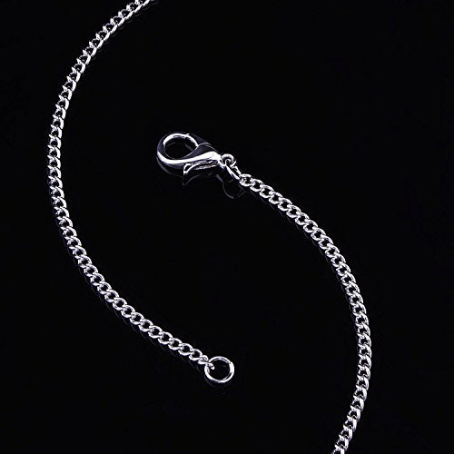 Outus 12 Pack Silver Link Chain Necklaces W/Lobster Clasp, 18 Inch - size: 18 Inch