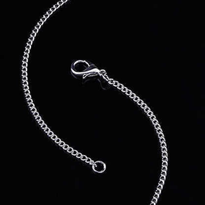 Outus 12 Pack Silver Link Chain Necklaces W/Lobster Clasp, 18 Inch - size: 18 Inch