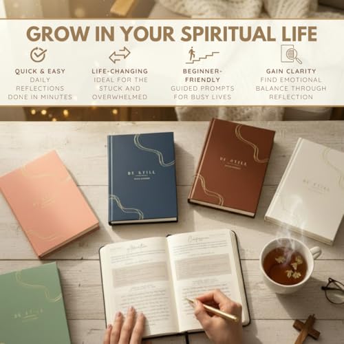 Daily Prayer Journal with Prompts | 90-Day Guided Devotional & Scripture Reflection | Bible Study and Spiritual Growth Tracker | Undated Faith Planner, 5.5x8" - Mauve Pink - color: Pink