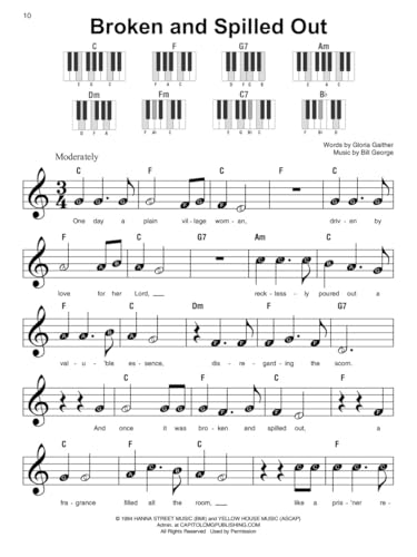 Gospel Super Easy Songbook | 60 Gospel Classics for Piano | Easy Piano Arrangements with Chords and Lyrics | Christian and Worship Songs for Beginners | Gift for Pianists