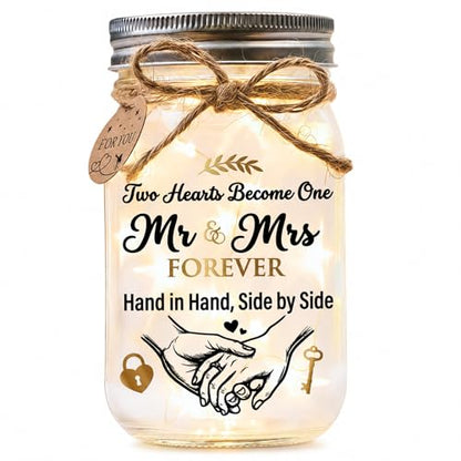 SOLMAY Wedding Gifts for Couples 2026, Mason Star Jar - color: Mason Wedding