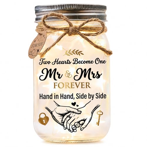 SOLMAY Wedding Gifts for Couples 2026, Mason Star Jar - color: Mason Wedding