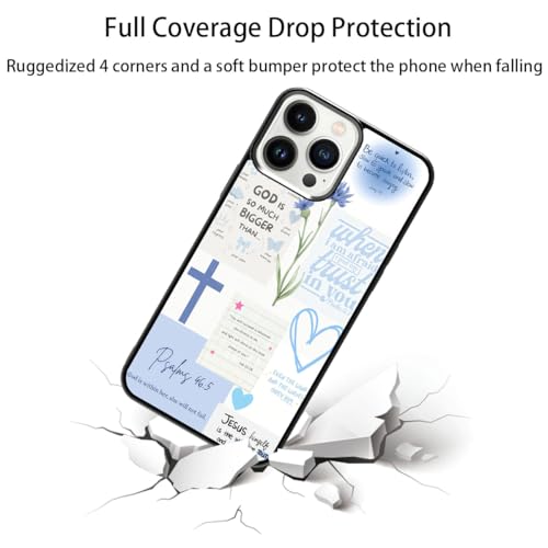 Bible Verse Phone Case Shockproof Protective Christian Jesus Phone Cases for iPhone 13 Pro Max - color: Jesus, size: iPhone 13 Pro Max