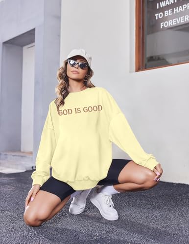 Oversized Sweatshirt for Women Funny Saying Sweatshirts Casual Graphic Pullover Fall Fashion Long Sleeve Shirt - color: Apricot-2, size: XX-Large