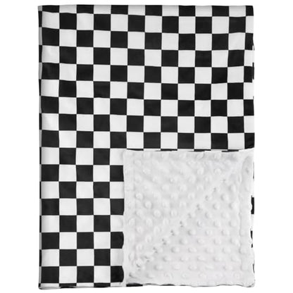 Fleece Baby Blankets for Girls & Boys, Infant Toddler Blanket - color: Cherkerd Black