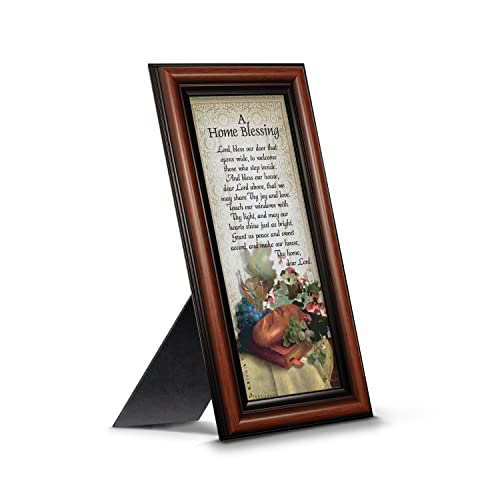 A Home Blessing, God Bless This Home Sign, Home Blessing Decor, 7759W - color: Walnut