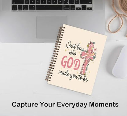 Dejfel God Pink Notebook Journal,Christian Gift for Women Girls - color: 001god