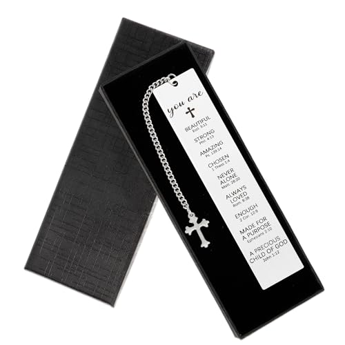 Bible Bookmarks Gifts for Women Christian Gift for Men Mothers Day Gifts for Her Him Christian Birthday Gifts Unique Metal Bible Verse Book Markers Inspirational Gifts for Book Lover Readers Friend