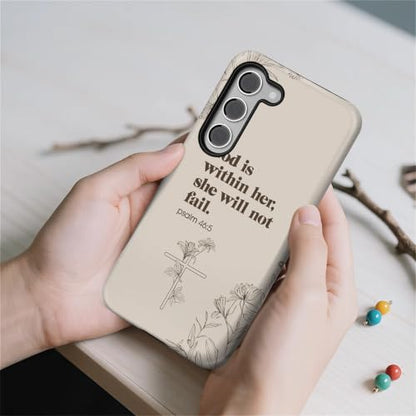 Compatible with Samsung Galaxy S23 Plus Full Body Matte Case Hard Shell Shockproof Screen Lens Protection for Girl Boy Cute Pattern Christian Bible Verse Religious Scripture Jesus - color: Christian Bible Verse Religious Scripture Jesus, size: Samsung Gal