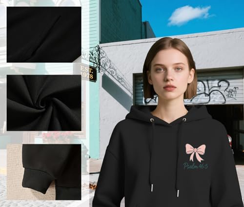 God Is Within Her She Will Not Fall Hoodie Christian Bible Shirt Coquette Christian Jesus Sweatshirts Women