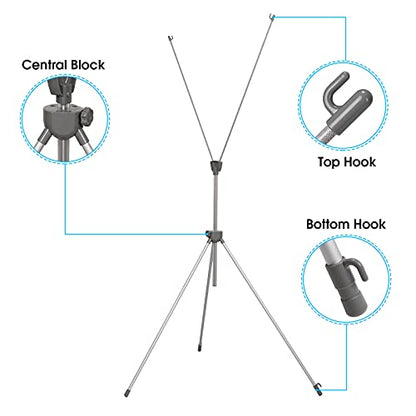 Adjustable Reinforced X Banner Stand, Fit Banner Size 23 x 63 to 32 x 78 Inches with Travel Bag, 1 Pack - size: 1 Pack