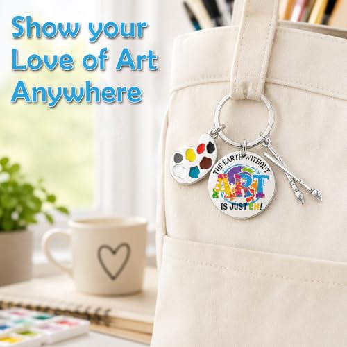 Inspirational Keychain for Women, Appreciation Gift for Mother Daughter Best Friend, Christmas Key Ring - style: Artist