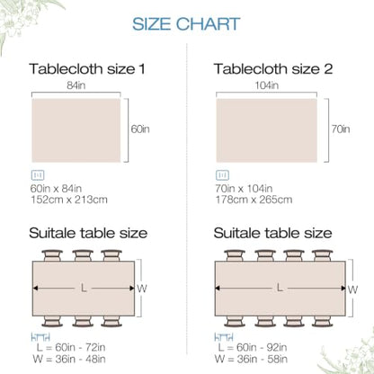 Persian Paisley Jacquard Tablecloth, Rectangular, 70 x 104 inches, Ivory - size: 104" x 70" (Rectangular)