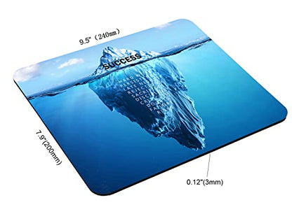 Small Mouse Pad 7.9 x 9.5 Inch, Success Motivational Poster Quotes Mousepad with Washable Non-Slip Rubber Base Mousepads, Computer Mouse Pads for Wireless Mouse - color: TSP162