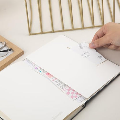 Lined Journal Notebook for Work with 160 Pages, 5.6" x 8" Hardcover Notebooks Journals Medium Size for Writing Women Men