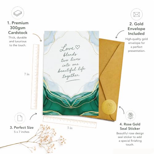 Beautiful Life Together | Wedding anniversary Card - color: QY-149