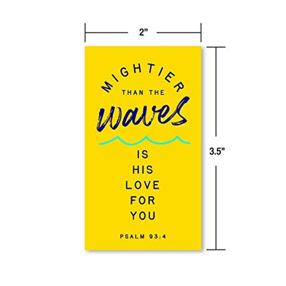 Bible Verse Cards - Inspirational Scripture Messages (60 Cards, 2 Sets Of 30 Unique 3.5 inch x 2 inch Cards) - size: 2 inches x 3.5 inches