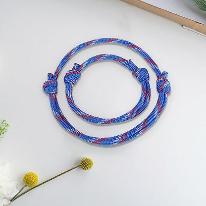 First Day of School Bracelets, Back to School Bracelets Mommy and Me - color: 2PCS Blue
