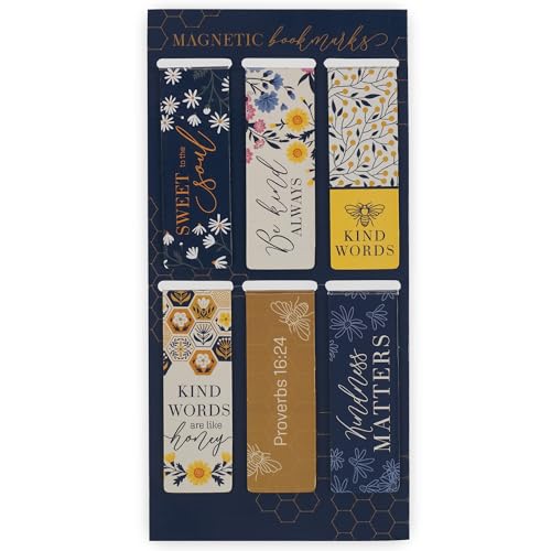 Christian Art Gifts Colorful Magnetic Scripture Bookmark Set for Women - color: Kind Words