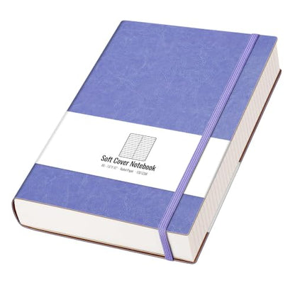 AHGXG Lined Journal Notebook, 320 Numbered Pages, B5 (7.6'' X 10'') - color: Purple, size: B5