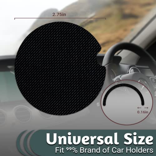 Yonlevres Car Coasters for Cup Holders, Bee, 2 Pack - color: Bee
