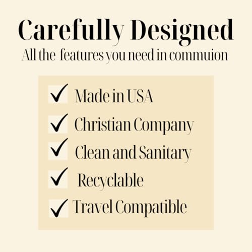 Miracle Meal Prefilled Communion Cup & Wafer Set, Travel Pack of 50-Cups - size: 50 Count