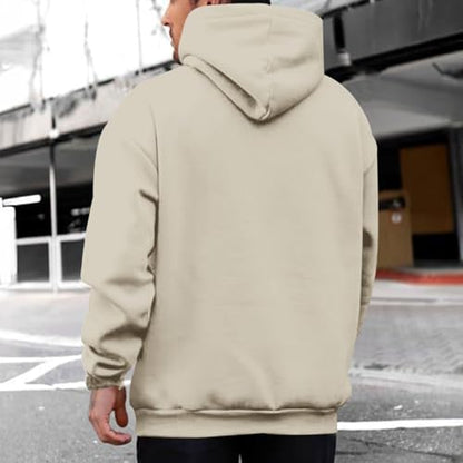 Christian Jesus Hoodies For Men Graphic Yahweh Hoodie Bible Verse God Sweatshirt Religious Faith Cotton Pullover Tops - color: Apricot, size: Small
