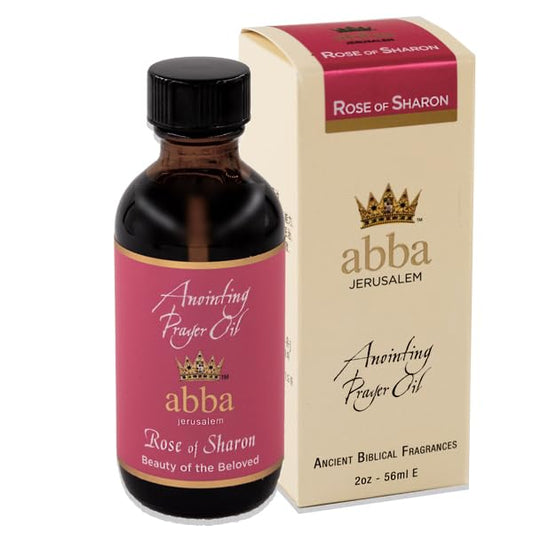 ABBA Oil Rose of Sharon 2oz Anointing Prayer Oil in Gift Box - ABBA Jerusalem (2oz) - size: 2 Fl Oz (Pack of 1)
