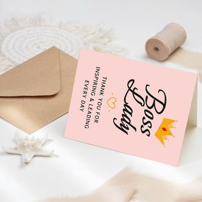 Boss Lady Day Card Gifts, Boss's Day Gifts for Women - color: BK-136